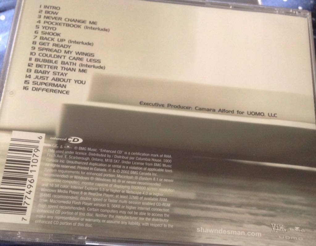 Shawn Desman - Shawn Desman (CD) music collectible [Barcode 777496110796] - Main Image 2