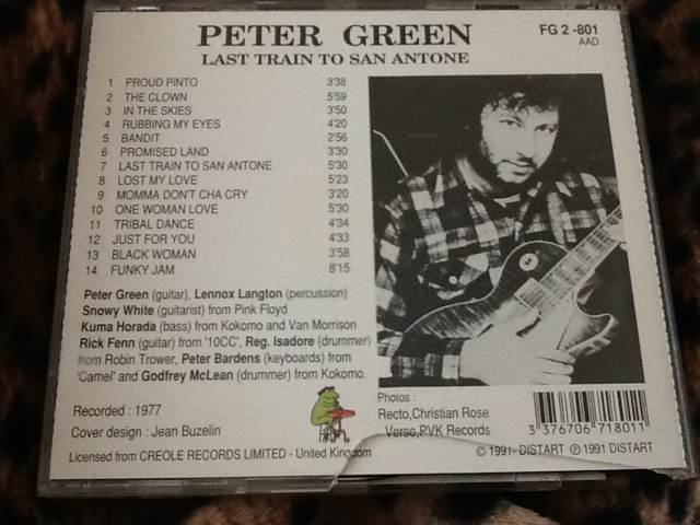 The Last Train To San Antone - Green, Peter (CD) music collectible [Barcode 3376706718011] - Main Image 2