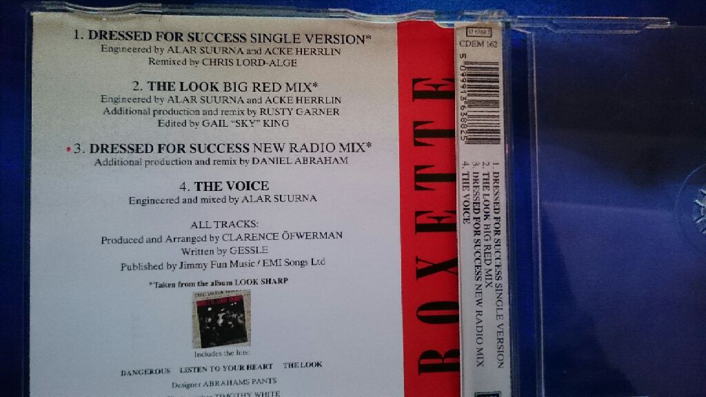 Dressed for Success - Roxette (CD - 20.02) music collectible [Barcode 5099913638825] - Main Image 2