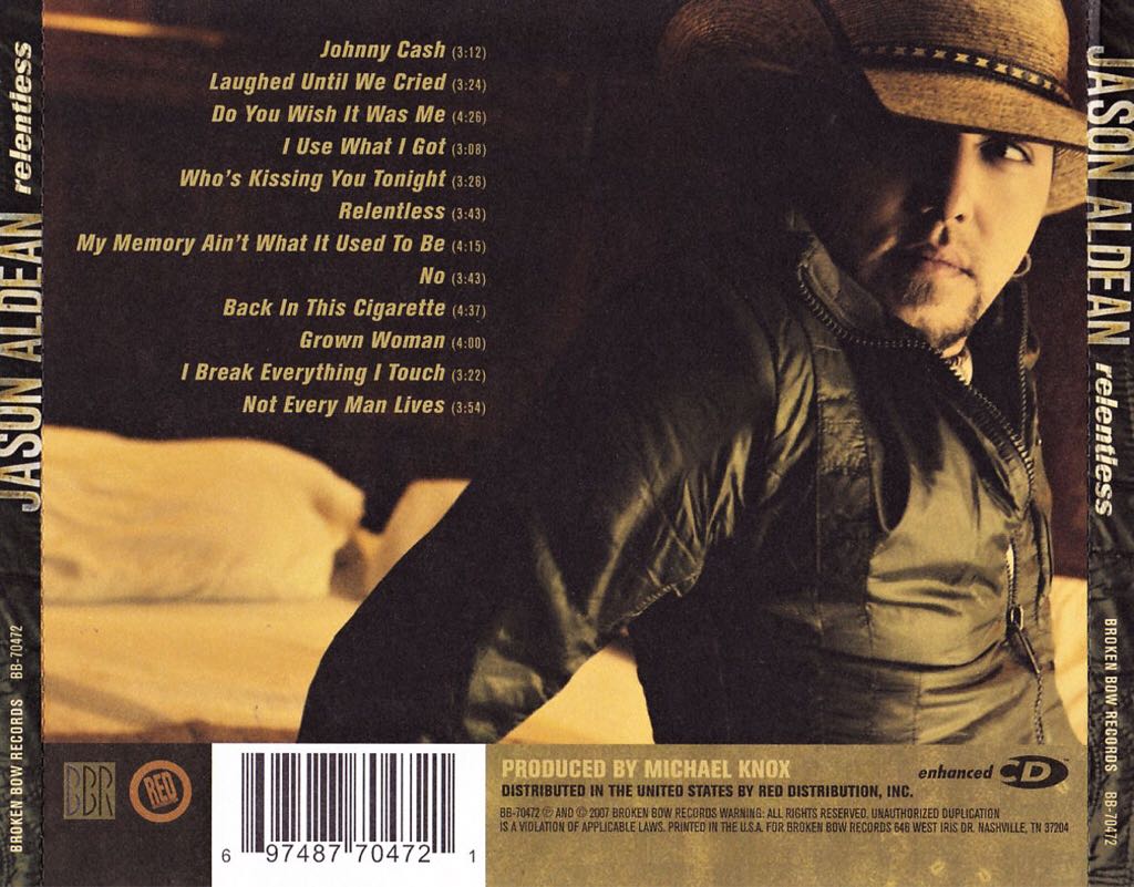 Relentless - Aldean, Jason (CD) music collectible - Main Image 2