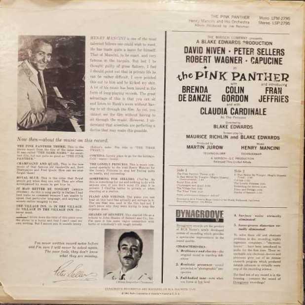 The Pink Panther - Mancini, Henry (12”) music collectible - Main Image 2