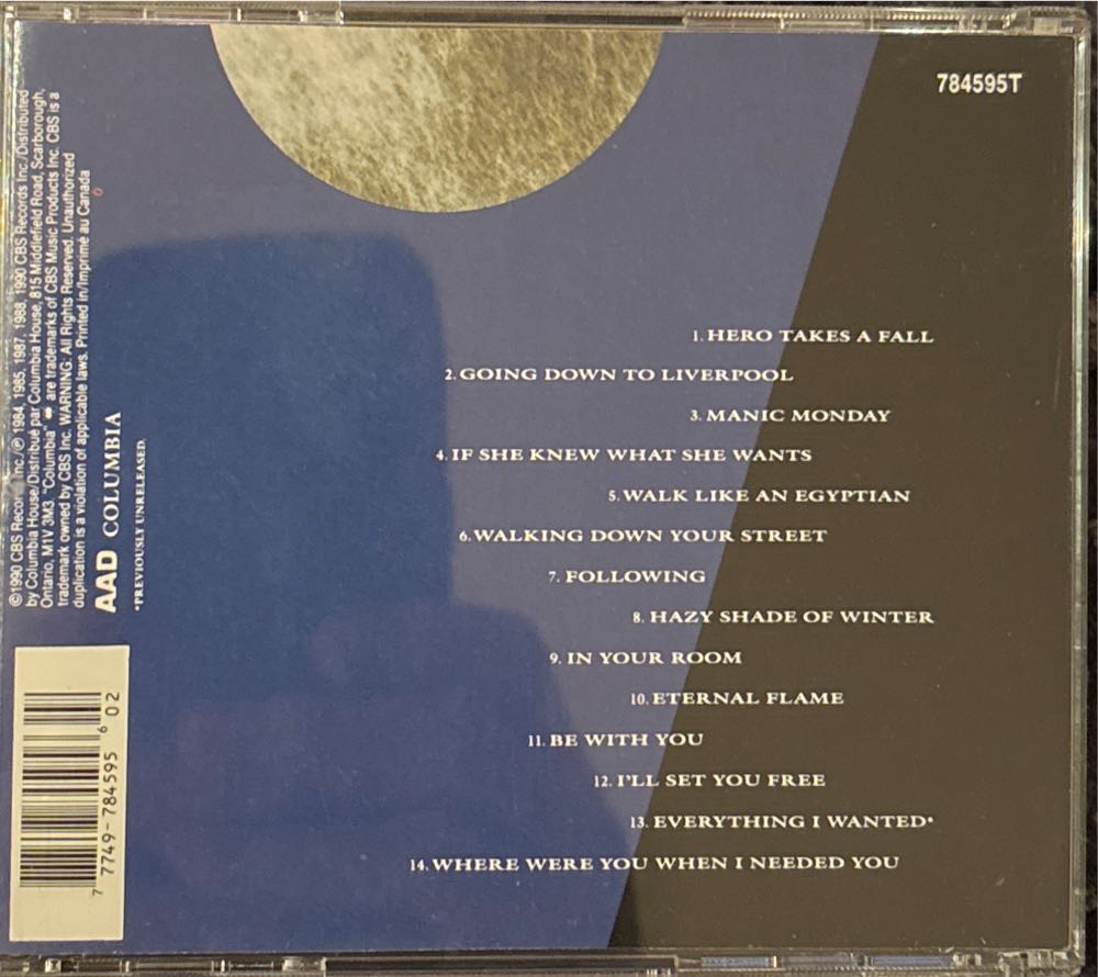 Greatest Hits - Bangles (CD) music collectible [Barcode 777497845956] - Main Image 2