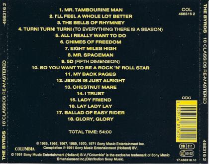 Byrds - Greatest Hits - Byrds, The (CD - 54) music collectible [Barcode 5099746831622] - Main Image 2