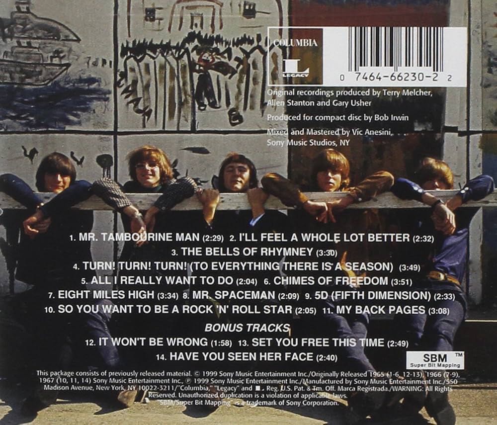 The Byrds Greatest Hits - Byrds (CD) music collectible - Main Image 2