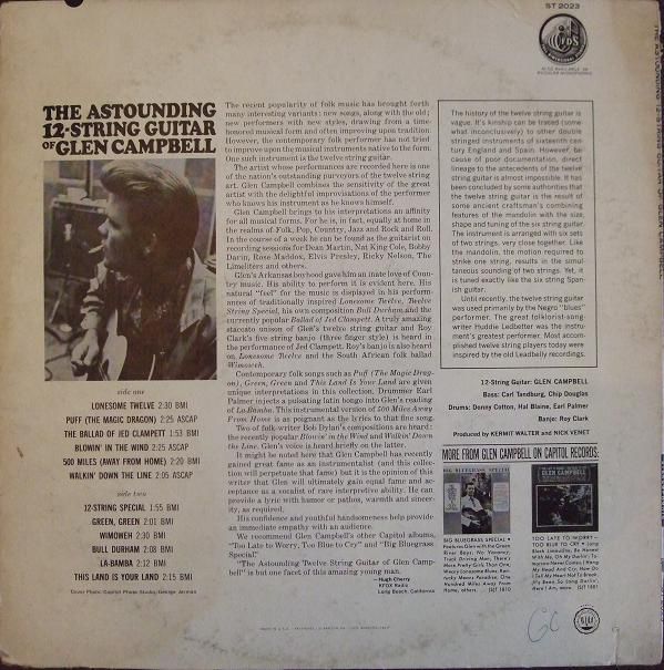 The Astounding 12 String Guitar Of - Campbell, Glen (12”) music collectible - Main Image 2