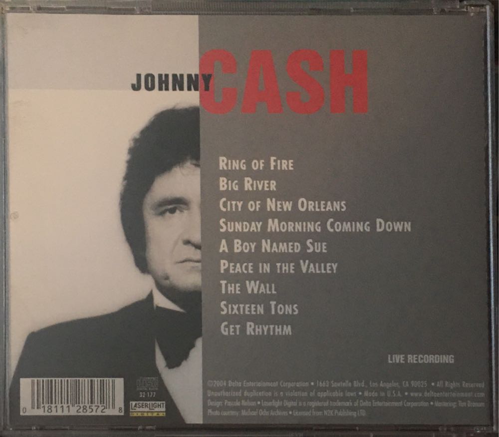 Ring of Fire - Cash, Johnny (CD) music collectible [Barcode 018111285728] - Main Image 2