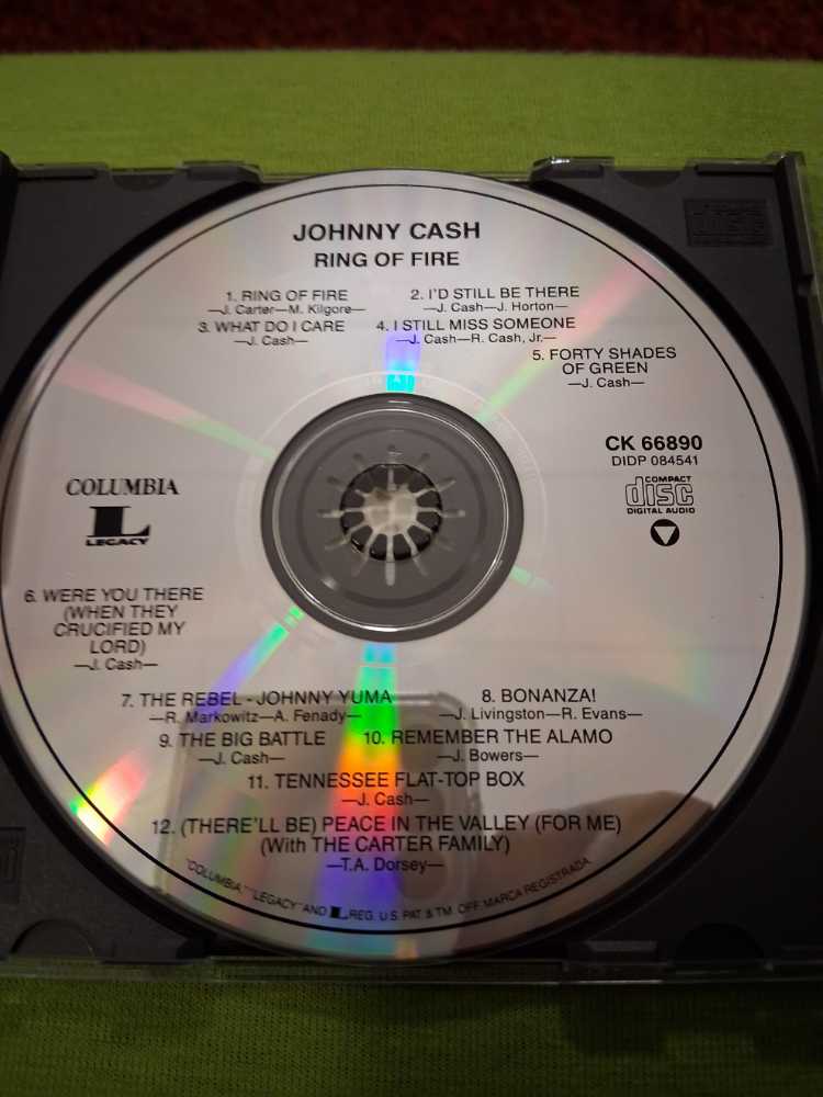 Ring of Fire - Johnny Cash (CD) music collectible [Barcode 074646689028] - Main Image 4