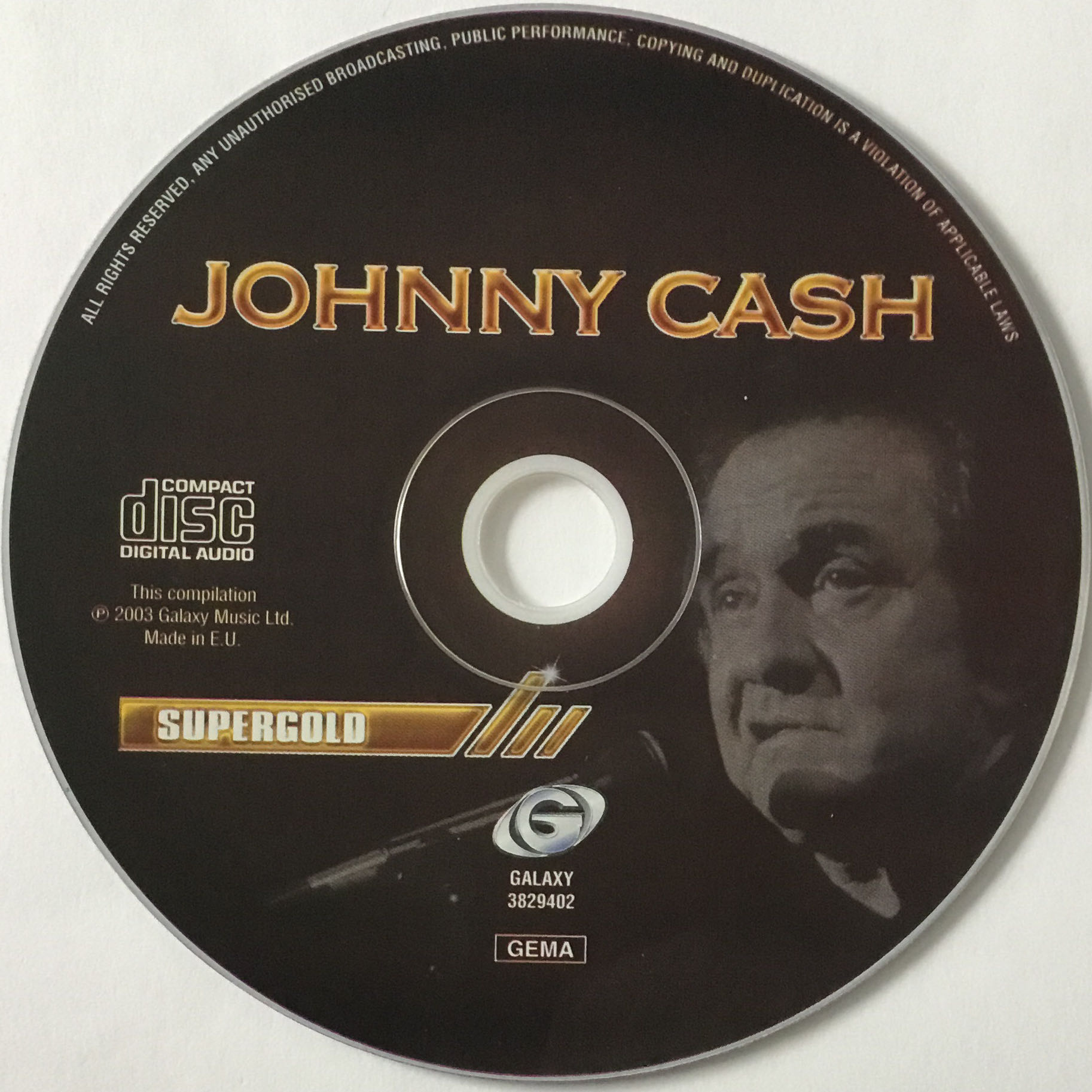 Supergold - Cash, Johnny (CD - 41) music collectible [Barcode 8711638294021] - Main Image 4