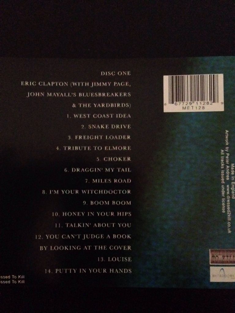 Eric Clapton - Clapton, Eric (CD) music collectible - Main Image 2