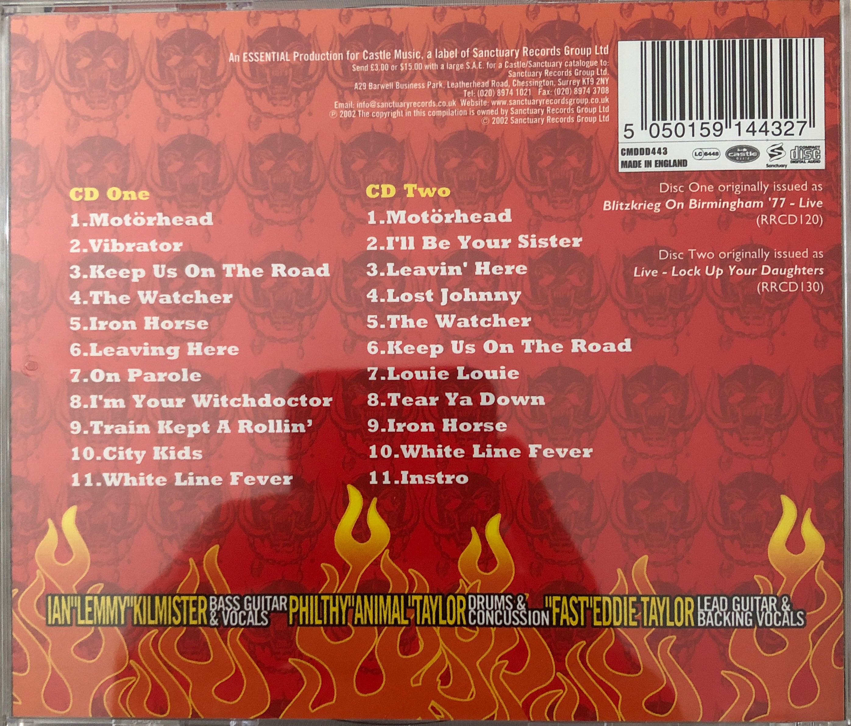 Keep Us On The Road - Motorhead (CD - 84) music collectible [Barcode 5050159144327] - Main Image 3