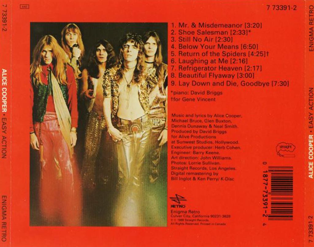 Easy Action - Alice Cooper (CD) music collectible - Main Image 2