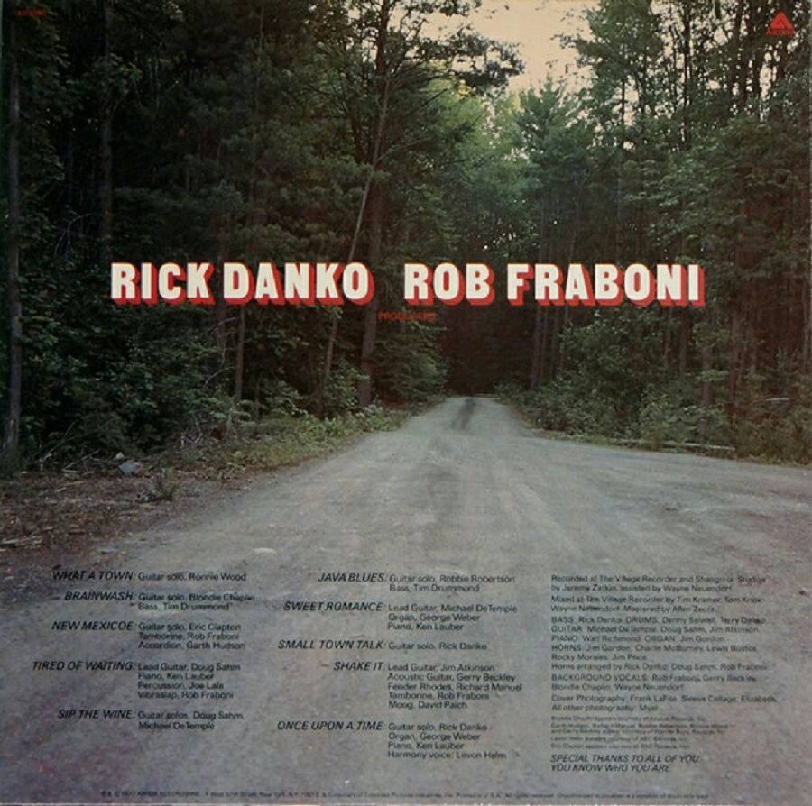 Rick Danko - Danko, Rick (12” - 32) music collectible - Main Image 2
