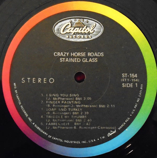 Crazy Horse Roads - Stained Glass (12”) music collectible - Main Image 3