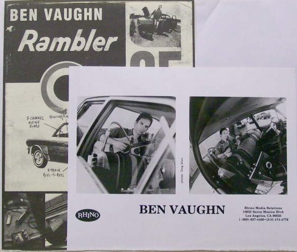 Rambler 65 - Ben Vaughn (CD) music collectible [Barcode 081227248420] - Main Image 2