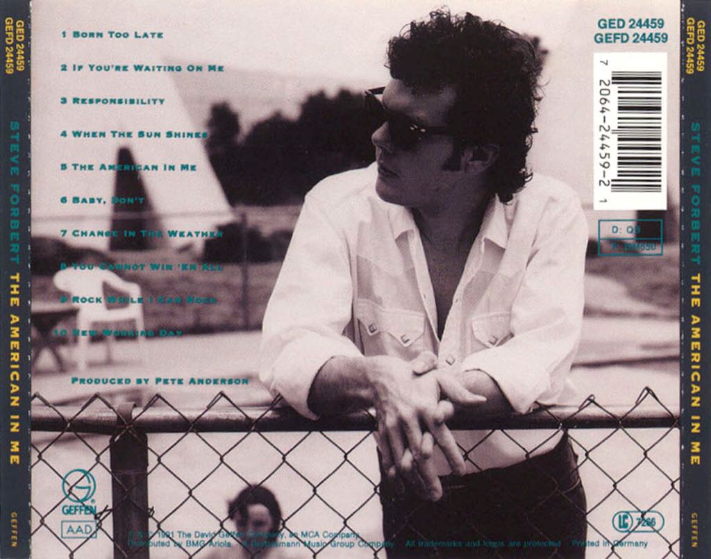 The American In Me - Forbert, Steve (12”) music collectible - Main Image 2