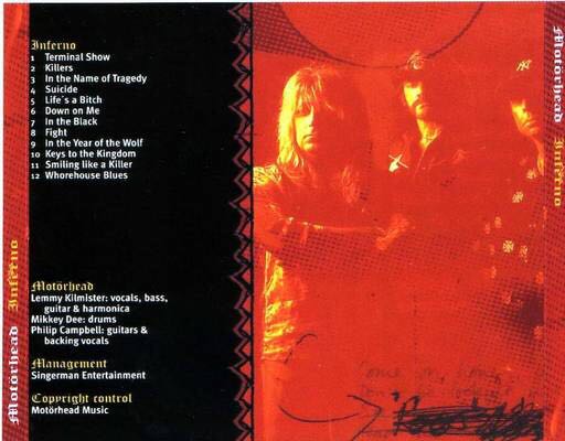 Inferno - Motorhead (MP3 - 48) music collectible [Barcode 693723697420] - Main Image 2