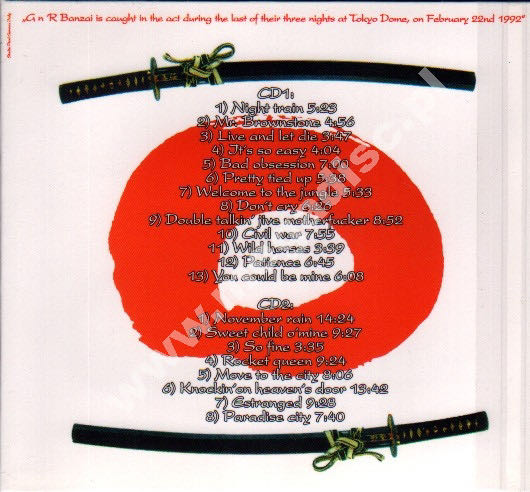 Banzai - Guns N’ Roses ‎ (CD - 152) music collectible - Main Image 2