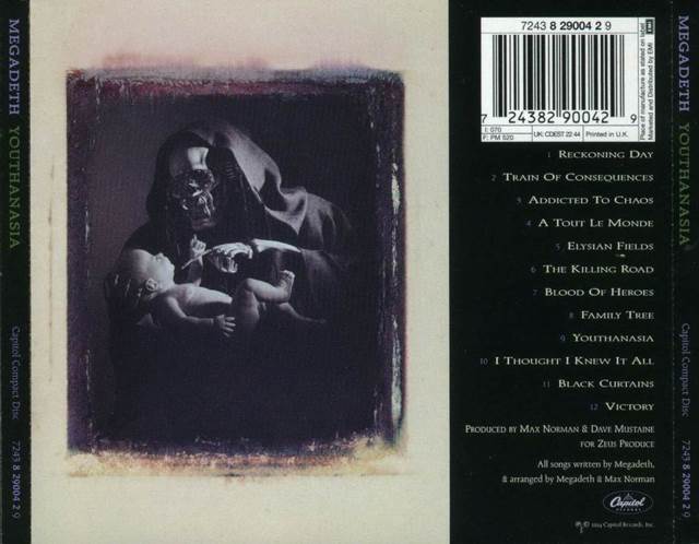 Youthanasia - Megadeth (CD - 50) music collectible [Barcode 724382900429] - Main Image 2