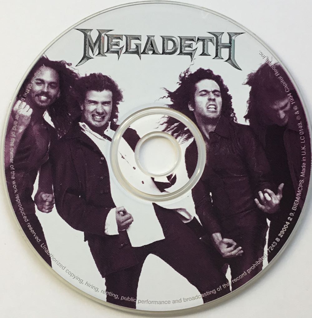 Youthanasia - Megadeth (CD - 50) music collectible [Barcode 724382900429] - Main Image 4