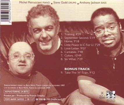 Petrucciani. Trio In Tokyo - Michael Petrucciani (CD) music collectible [Barcode 764911660523] - Main Image 2