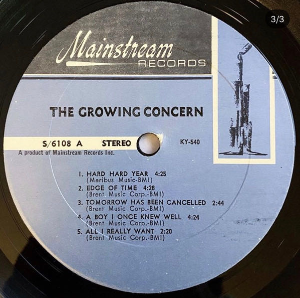 The Growing Concern - Growing Concern, The (CD) music collectible - Main Image 3