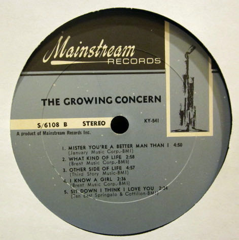 The Growing Concern - Growing Concern, The (CD) music collectible - Main Image 4