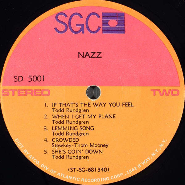 Nazz - Nazz (12”) music collectible - Main Image 3