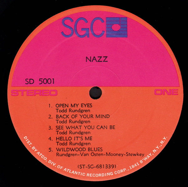 Nazz - Nazz (12”) music collectible - Main Image 4