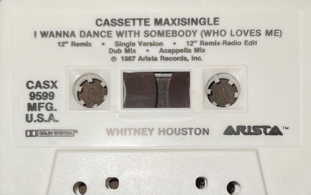I Wanna Dance With Somebody (Who Loves Me) - Whitney Houston (Cassette) music collectible - Main Image 3