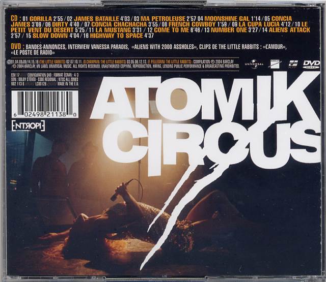 Atomik Circus - Little Rabbits, The music collectible [Barcode 602498211380] - Main Image 2