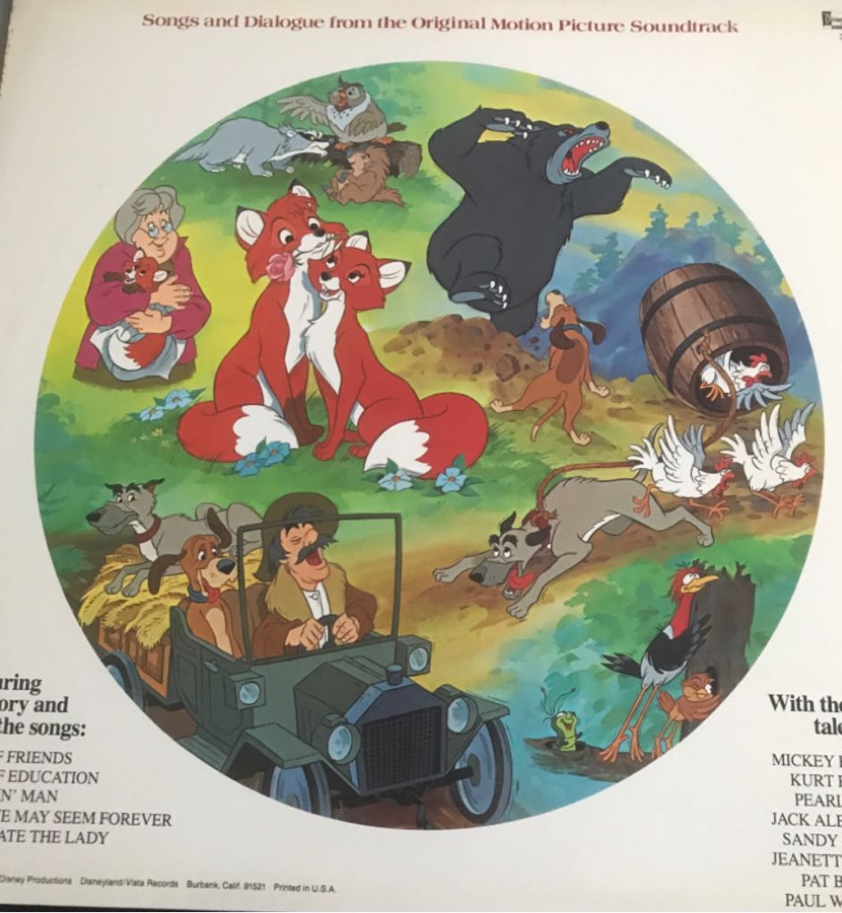 The Fox and the Hound - Soundtrack (12”) music collectible - Main Image 2