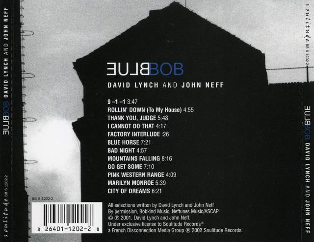 Bluebob - David Lynch and John Neff music collectible [Barcode 226401780888] - Main Image 2