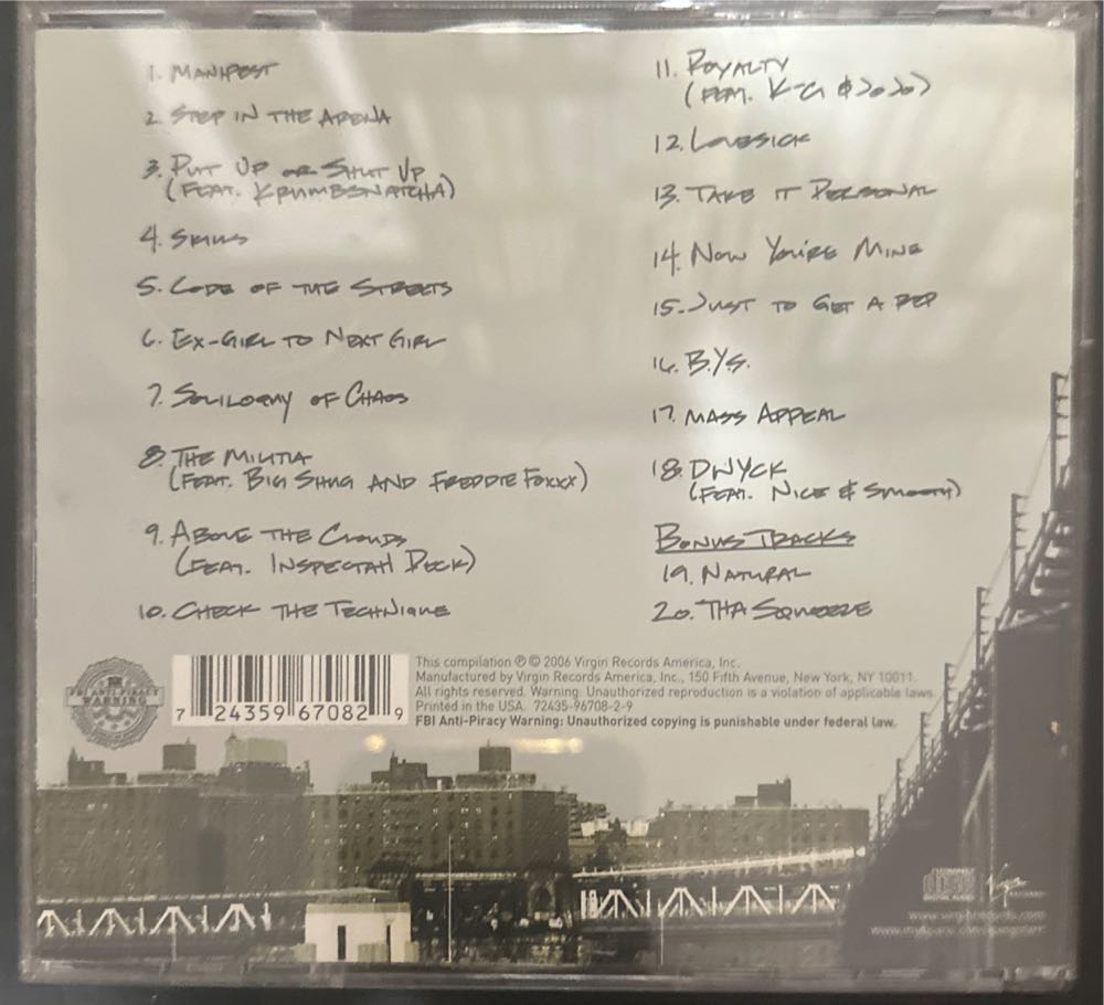 Mass Appeal: Best of Gang Starr - Guru/Gang Starr (CD) music collectible [Barcode 724359670829] - Main Image 2