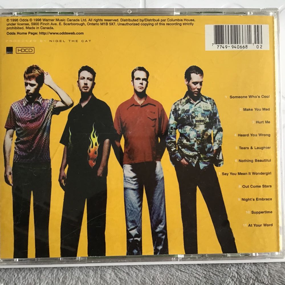 Nest - Odds (CD) music collectible [Barcode 777499406681] - Main Image 2