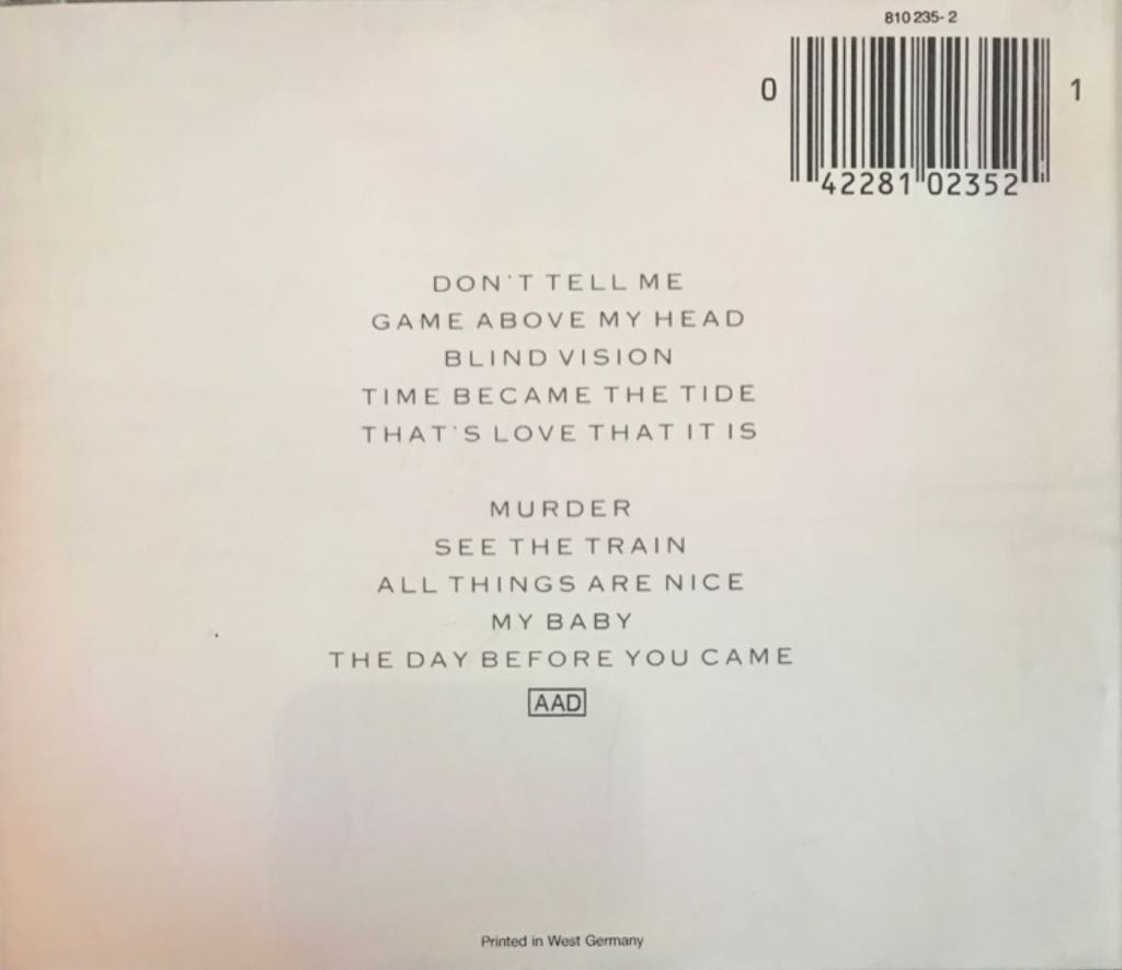 Mange Tout - Blancmange (12” - 4326) music collectible [Barcode 042281023521] - Main Image 2