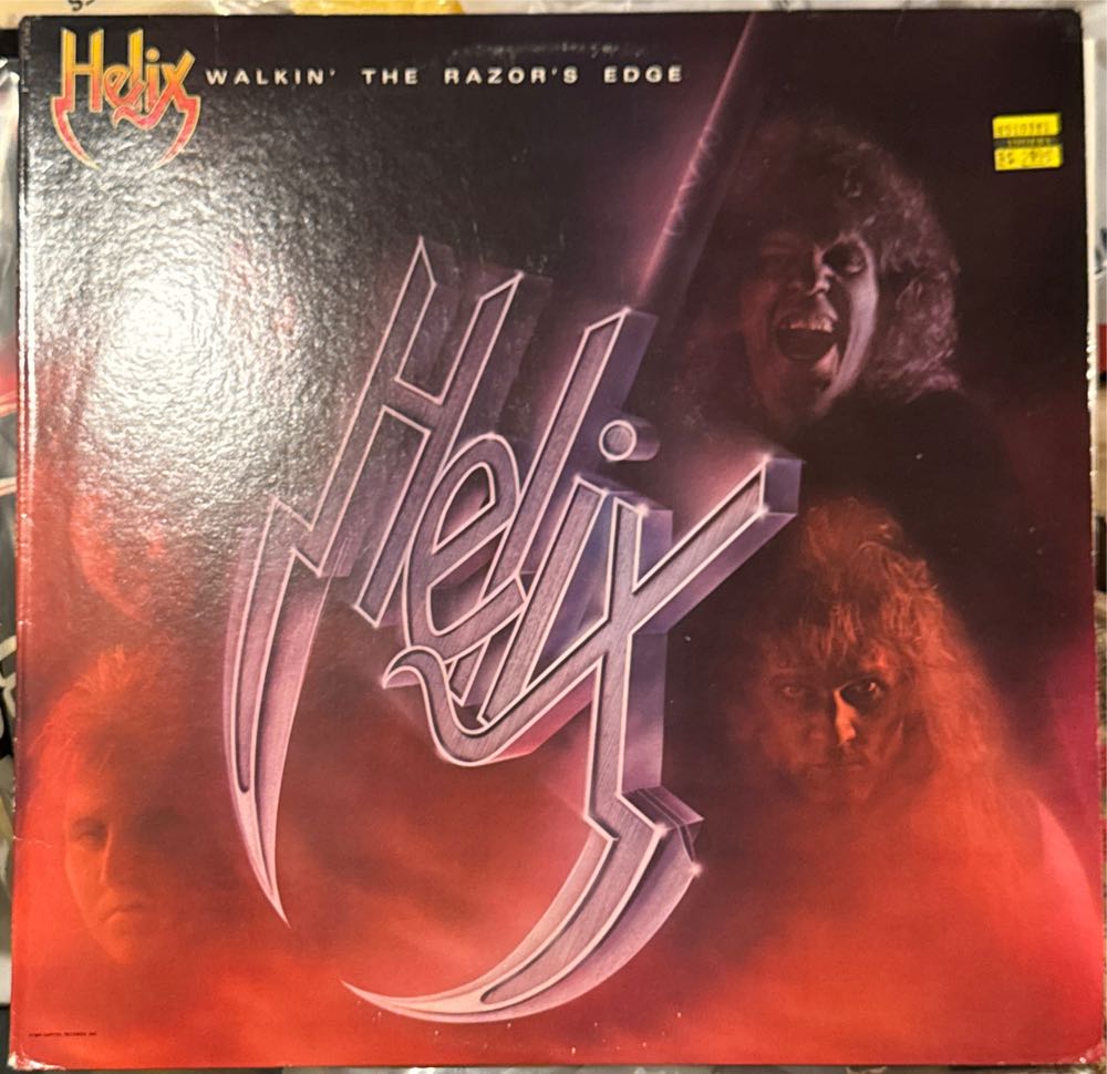 Walkin’ The Razor’s Edge - Helix (12”) music collectible [Barcode 077771236211] - Main Image 4