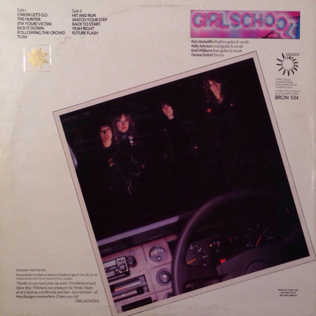 Hit And Run - Girlschool (12”) music collectible - Main Image 2