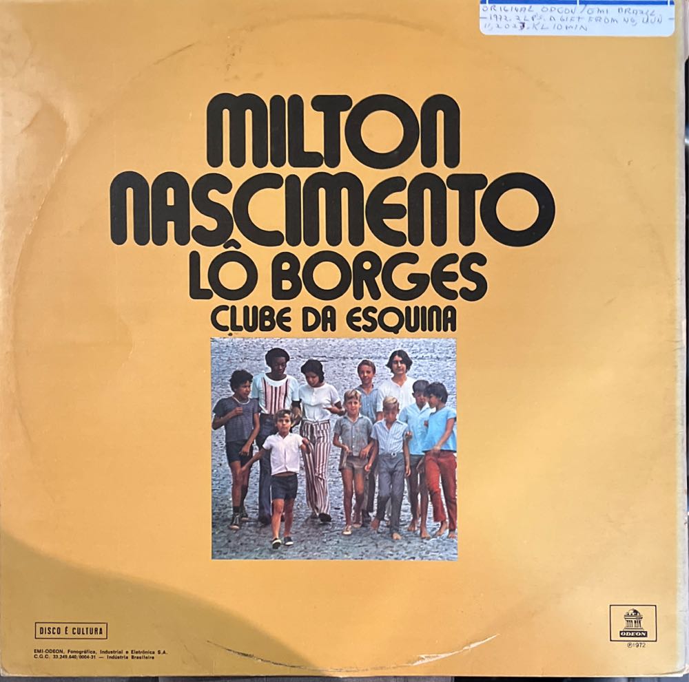 Clube Da Esquina - Milton Nascimento (12” - 64) music collectible - Main Image 2