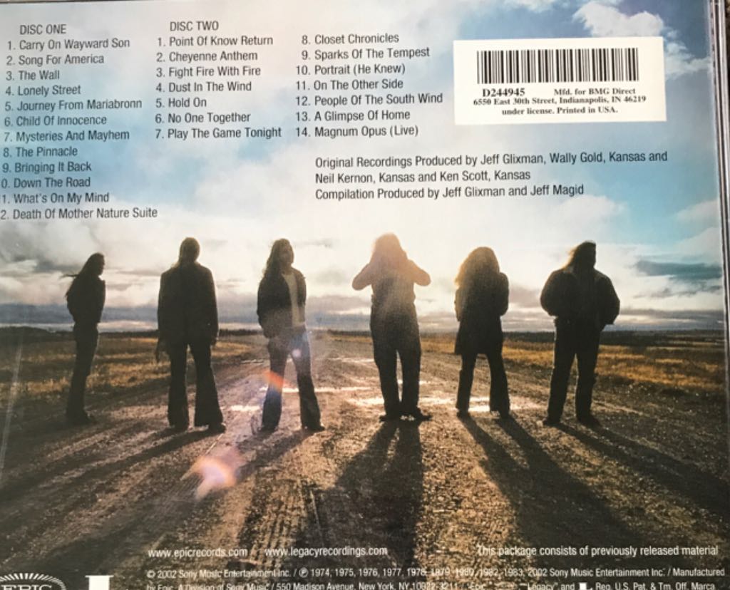 The Ultimate Kansas - Kansas (CD) music collectible - Main Image 2