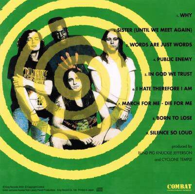 I Hate Therefore I Am - Cyclone Temple (CD) music collectible [Barcode 088561201623] - Main Image 2