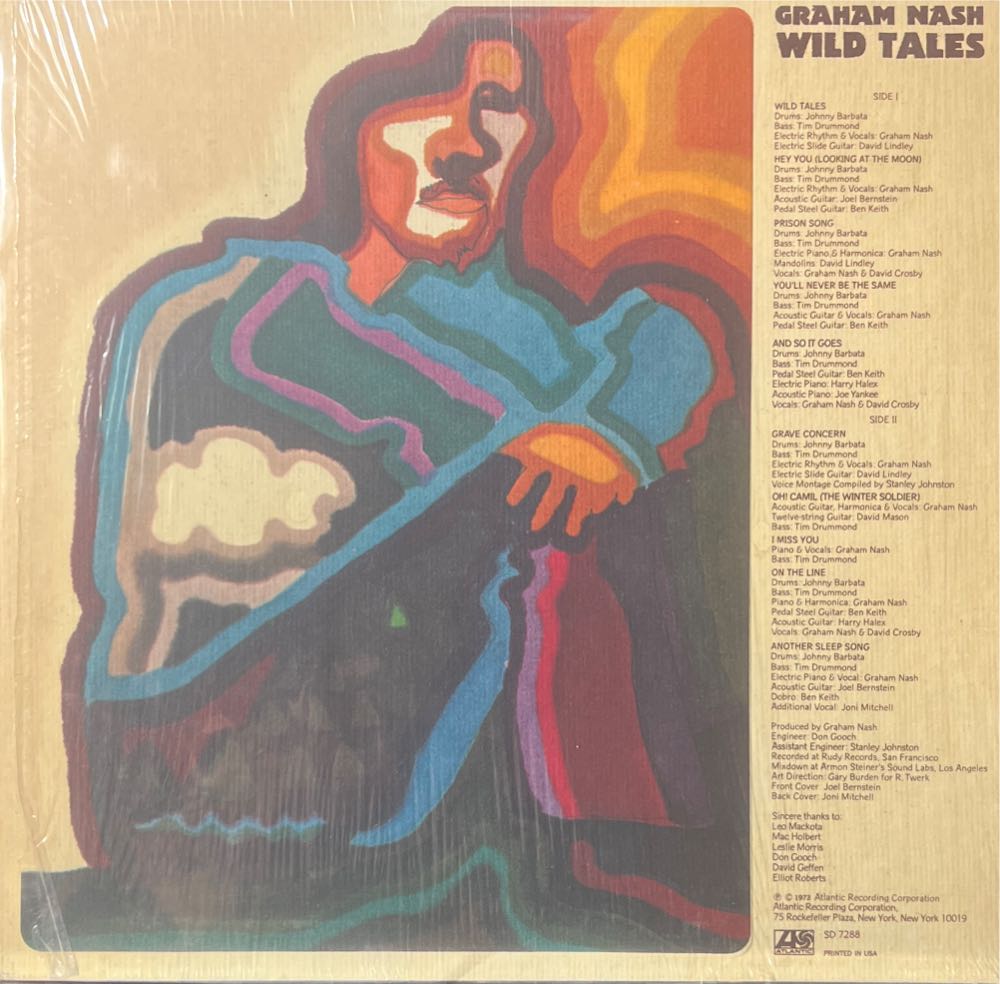 Wild Tales - Nash, Graham (12”) music collectible - Main Image 2