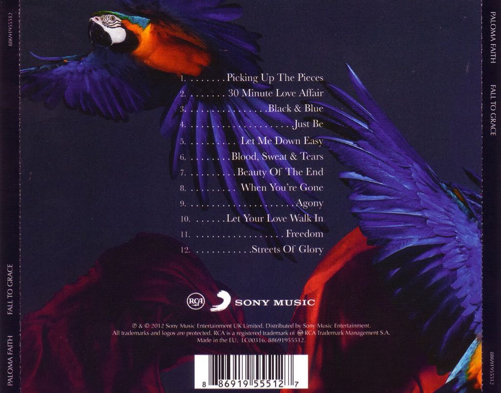 Fall To Grace - Paloma Faith (CD) music collectible [Barcode 887654072122] - Main Image 2