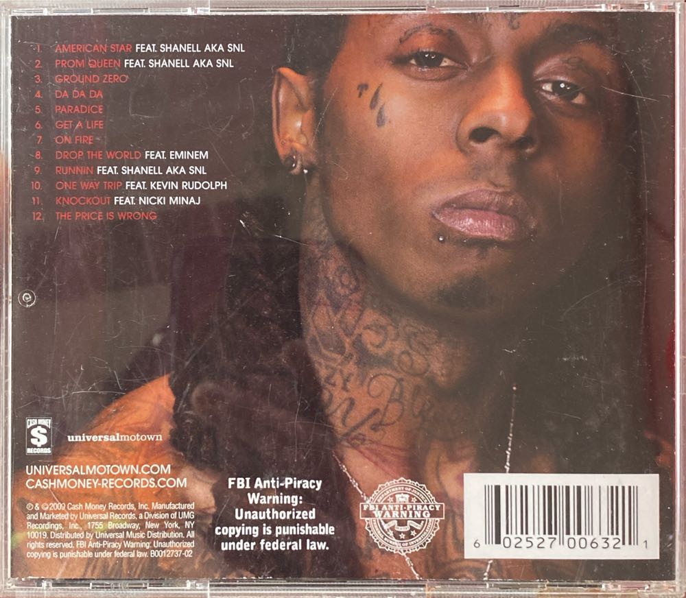 Rebirth - Lil Wayne (CD) music collectible [Barcode 602527006321] - Main Image 2