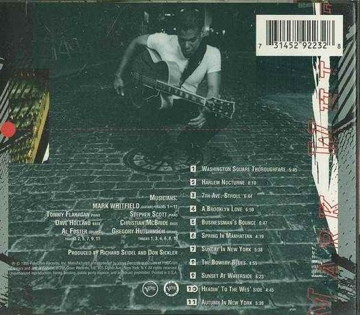 7th Ave. Stroll - Whitfield, Mark (CD) music collectible [Barcode 020831141123] - Main Image 2