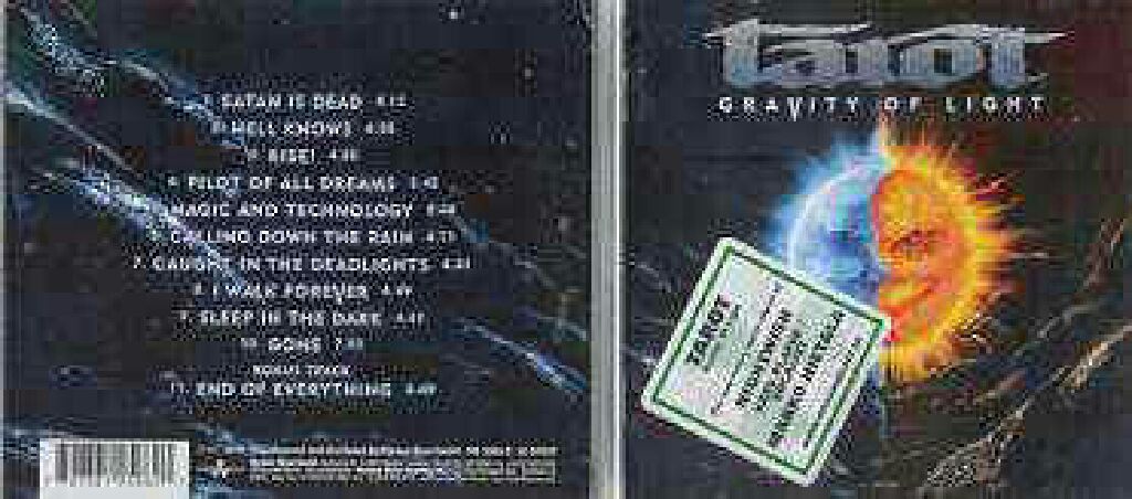 Gravity of Light - Tarot (CD - 53) music collectible - Main Image 2