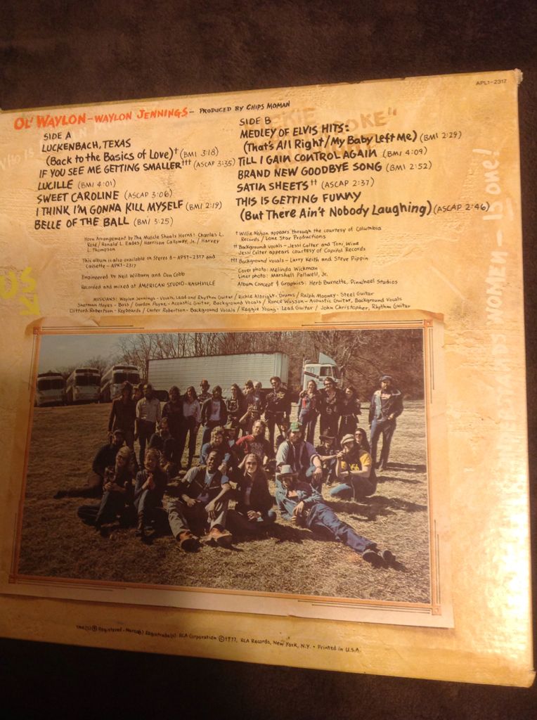 Ol’ Waylon - Jennings, Waylon (12”) music collectible - Main Image 2