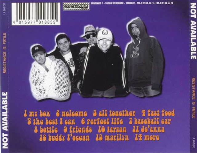 Resistance Is Futile - Not Available (CD) music collectible [Barcode 4015977018855] - Main Image 2