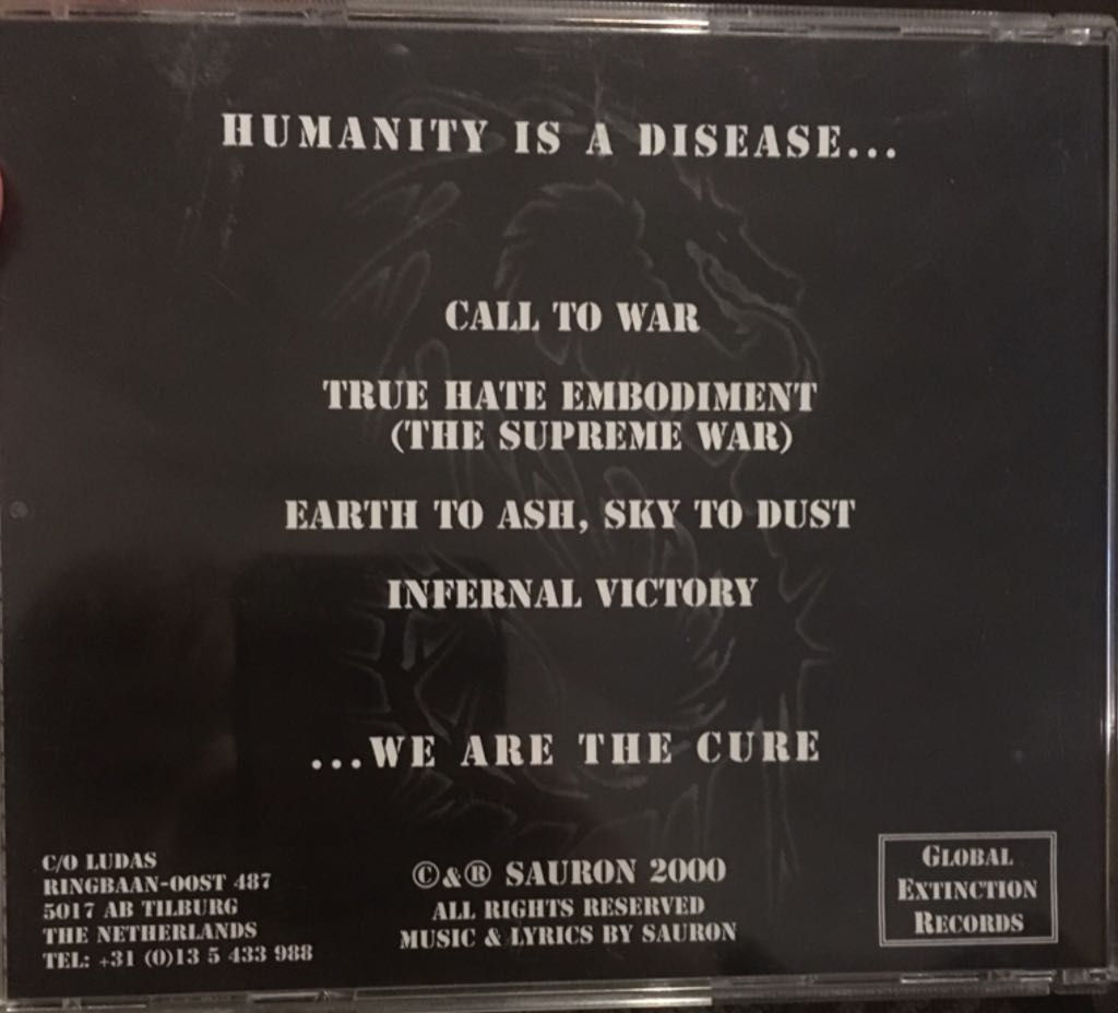 True Hate Embodiment - Sauron (CD) music collectible - Main Image 2