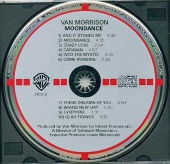 Moondance - Van Morrison (CD - 39) music collectible [Barcode 075992732628] - Main Image 2