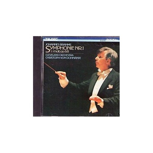 Brahms Symphony No 1 - Cleveland Orchestra - Christoph Von Dohnanyi music collectible [Barcode 022924330223] - Main Image 1